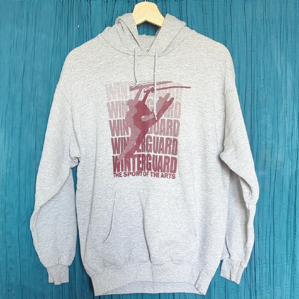 Winterguard Sport Of The Arts Gray Hoodie Size M
